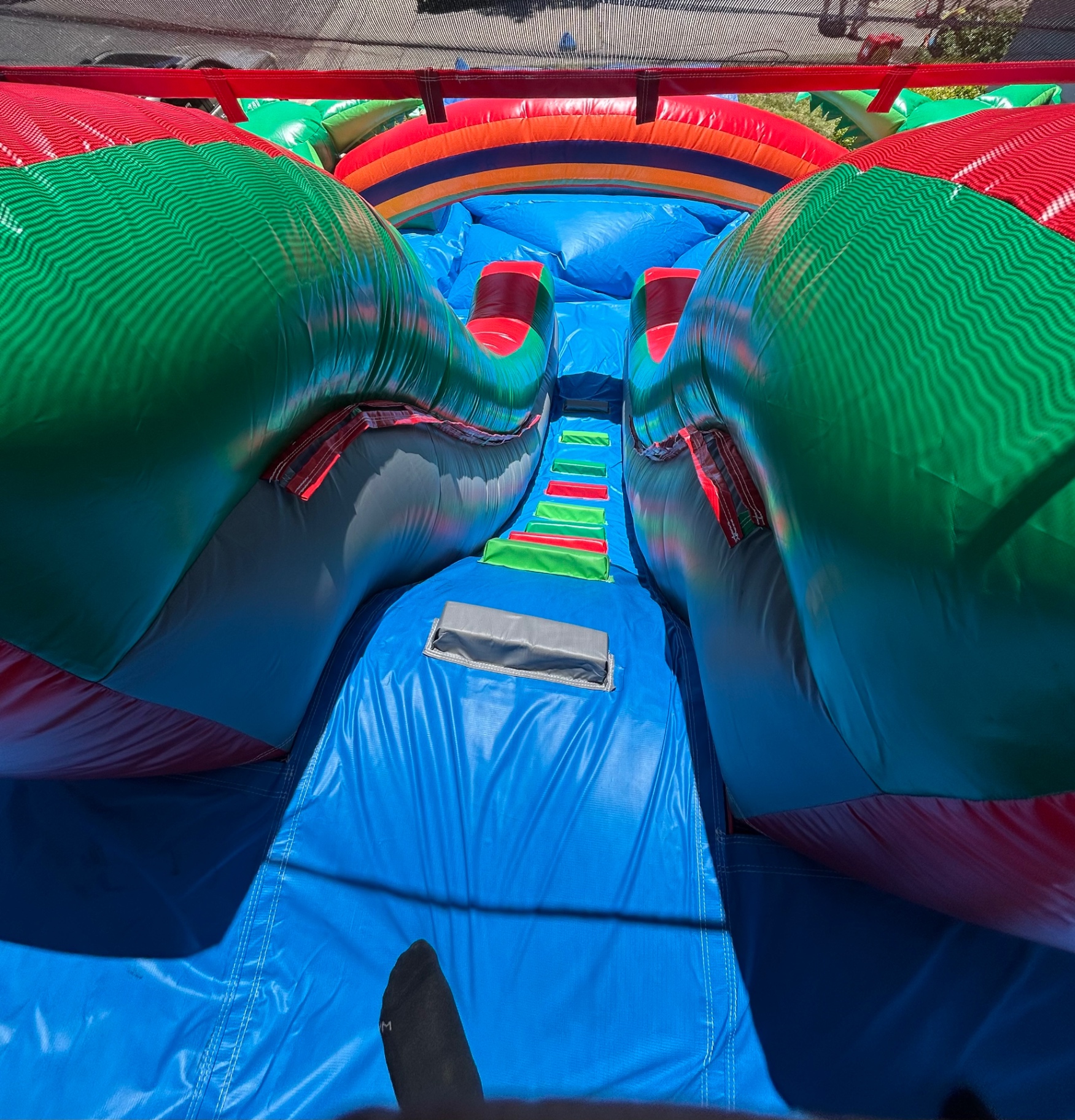 18ft Tropical Palm Double Blast Lane