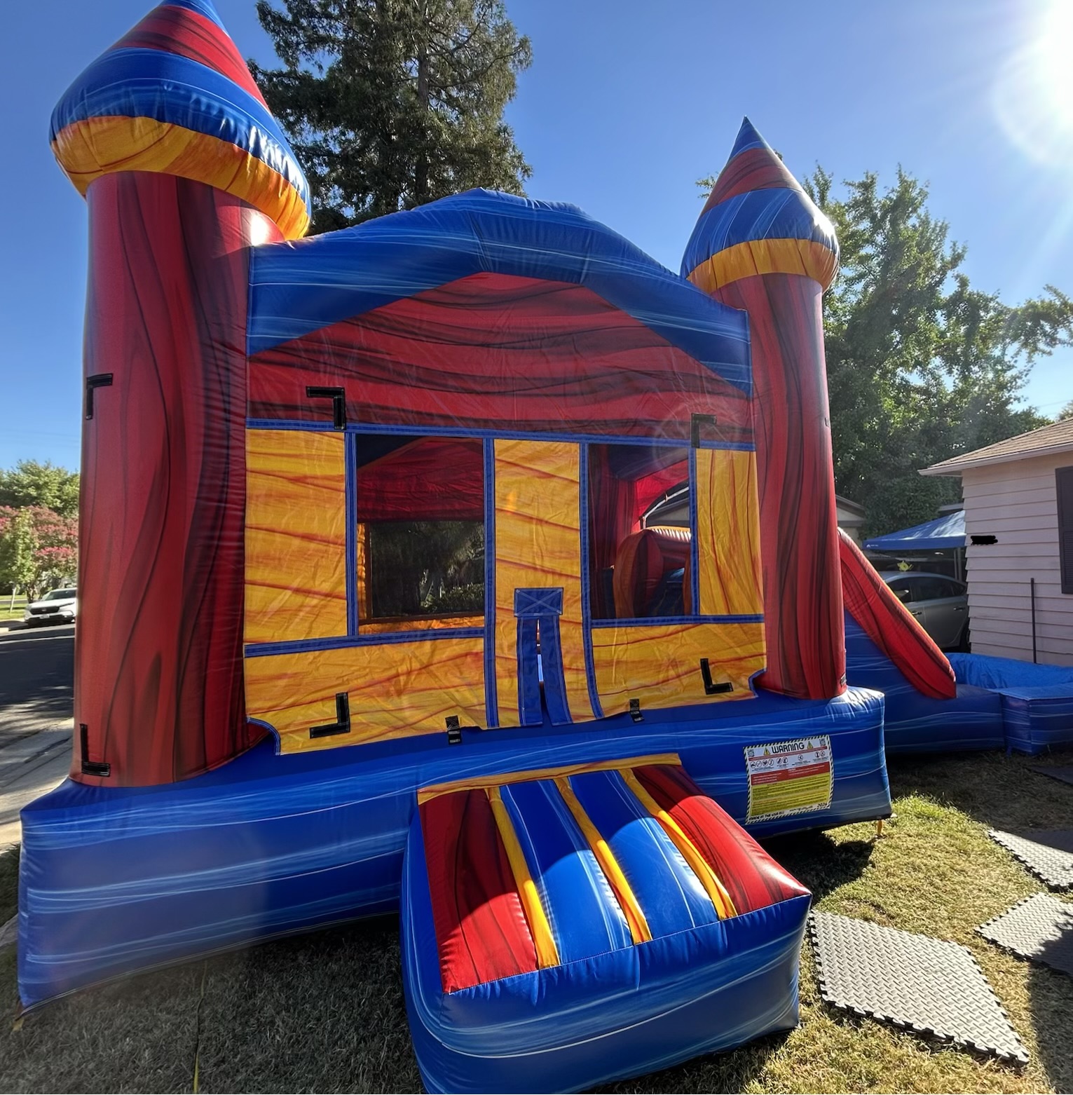 Lava Rocket Bounce House & Slide Combo
